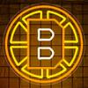 Ice Hockey Neon Sign,Boston Sports Hockey Team,Boston LED Sign,Sport Neon Lights,Hockey Light,Hockey Club Decor,Hockey Gifts for Boys,Boston Hockey Fans,Size 14.6 * 14.6 inches(XD100) view 1