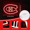 Ice Hockey Neon Sign,Sports Hockey Team,Ice Hockey LED Sign,Sport Neon Lights,Hockey Light,Hockey Club Decor,Hockey Gifts for Boys,Montreal Hockey Fans,Size 16.5 * 11.4 inches(XD101) view 3