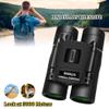 900x25 HD Zoom Portable Powerful Binoculars Long Range Telescope Jumelles Folding Low Light Night Vision Binoculars for Hunting (Black) view 2