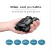 900x25 HD Zoom Portable Powerful Binoculars Long Range Telescope Jumelles Folding Low Light Night Vision Binoculars for Hunting (Black) view 3