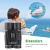 900x25 HD Zoom Portable Powerful Binoculars Long Range Telescope Jumelles Folding Low Light Night Vision Binoculars for Hunting (Black) view 4