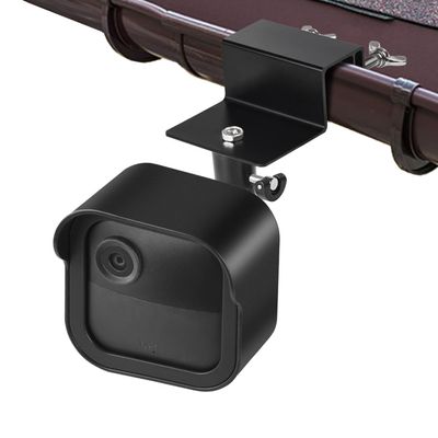delilyn Gutter Mount for All-New Blink Outdoor 4 (4th Gen)&(3rd Gen), Weatherproof Protective Housing + 360Swivel Adjustment Rust-Proof Bracket with Aluminum Alloy for Blink Outdoor Camera, No Drill