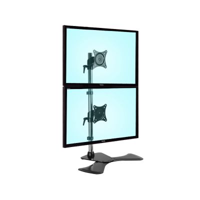 GLigeT Monitor Desk Dual Screen Monitor Stand Monitor Mount Stand Installed Vertically Up and Down 17"-27" Monitor Desk Mount, Each Arm Holds Up to 17.6 Lbs Monitor Stand (Size : C)