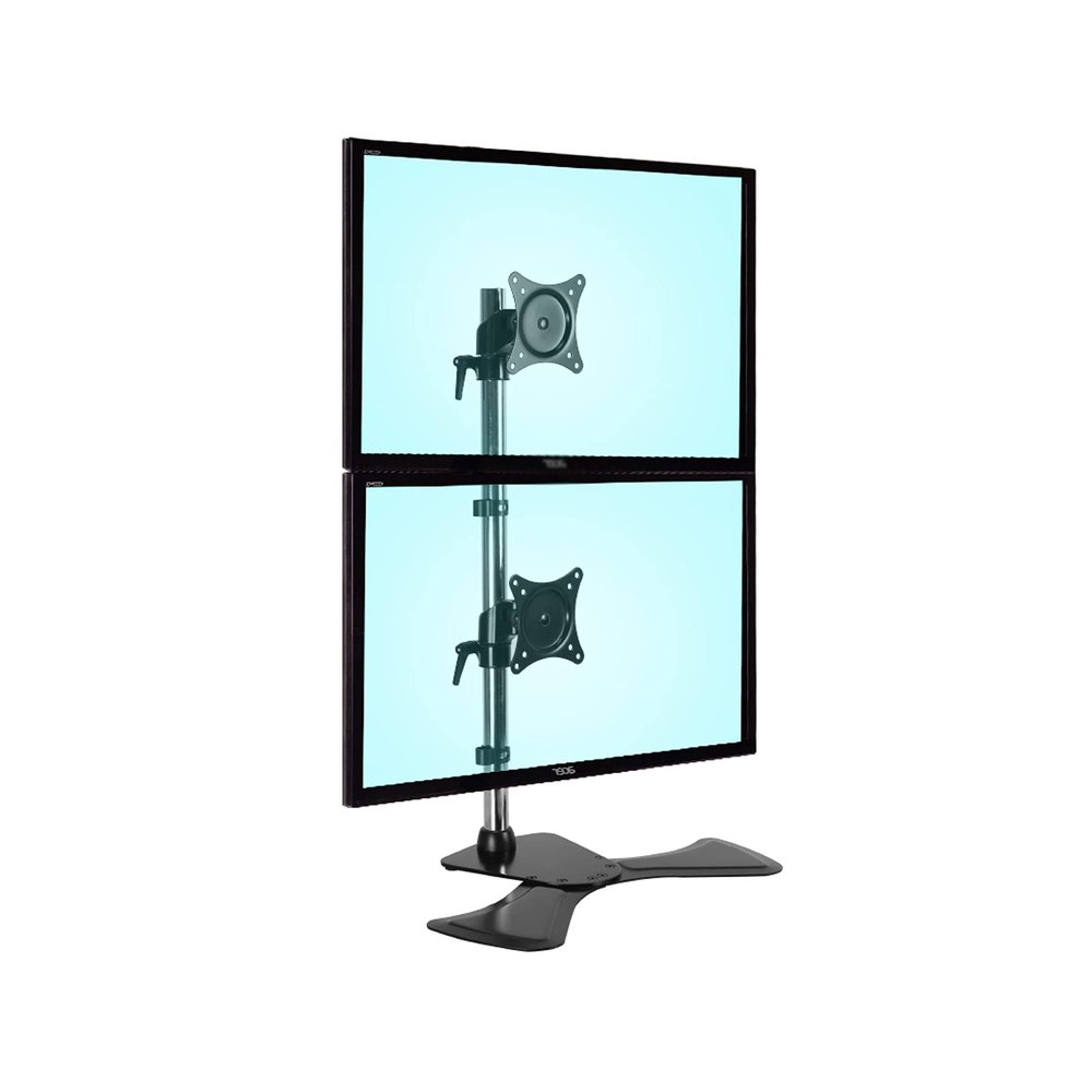 GLigeT Monitor Desk Dual Screen Monitor Stand Monitor Mount Stand Installed Vertically Up and Down 17"-27" Monitor Desk Mount, Each Arm Holds Up to 17.6 Lbs Monitor Stand (Size : C)