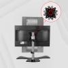 GLigeT Monitor Desk Dual Screen Monitor Stand Monitor Mount Stand Installed Vertically Up and Down 17"-27" Monitor Desk Mount, Each Arm Holds Up to 17.6 Lbs Monitor Stand (Size : C) view 4