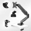 Monitor Desk Black Single Monitor Stand Arm Monitor Stand Mount with USB Interface 11.6-inch Height Adjustable Gas Spring Monitor Stand, Holds 4.4 to 14.3 Lbs Monitor Stand (Size : B) view 3