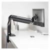 GLigeT Monitor Desk Single Monitor Stand Arm Gas Spring Monitor Desk Mount Stand with Dual USB Ports Heavy Monitor Mount for 17"-49" Screen, Hold Up to 39.6lbs Monitor Stand view 1