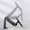 GLigeT Monitor Desk Single Monitor Stand Arm Gas Spring Monitor Desk Mount Stand with Dual USB Ports Heavy Monitor Mount for 17"-49" Screen, Hold Up to 39.6lbs Monitor Stand view 4