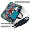 Animal Butterfly Print Laptop Shoulder Bag With Shoulder Strap Briefcase Slim Computer Bag For Women Men 15.6 inch view 3