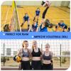 Abeillo Volleyball Arm Sleeves Passing Hitting Forearm Sleeves with Protection Foam Pads and Thumb Hole,Padded Volleyball Sleeves for Kids Youth Girls 1 Pair Black view 3