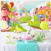 12x8ft Candyland Backdrop Cartoon Candy Sweet Cream Donut Photography Background Kids Rainbow Birthday Baby Shower Party Banner Decorations Supplies Photo Booth Props view 4