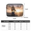 White Sailing Ship at Sunset Laptop Case Laptop Sleeve Bag Portable Laptop Bag Shockproof Protective Computer Bag 10 inch view 4