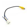 ImBros Car RCA Reversing Rear View Cable Adaptor Fit Compatible Car Stereo Rad1o DVD 10pin Rear View Backup Camera Cable Connector view 1