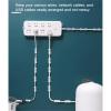 20 Pieces of Cable Clips, Non Punched self-Adhesive and Traceless Cable Clips, Office, Desktop, and car Wire Organizer (Medium Diameter 7mm (0.28in)) view 2