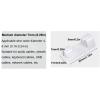 20 Pieces of Cable Clips, Non Punched self-Adhesive and Traceless Cable Clips, Office, Desktop, and car Wire Organizer (Medium Diameter 7mm (0.28in)) view 3