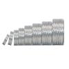 Kokey-xy Tinned Copper Braided Cable Shielding Sleeve Metal Wire Loom Sheathing EMI RFI ESD Protector Grounding Mesh Flat Tubular Expandable 3/4" W(0.48" ID)-16FT view 1