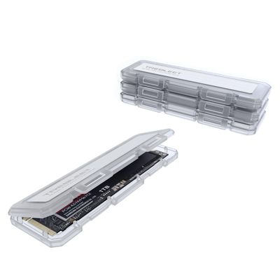 4-Pack NVMe Case Protective Box for M.2 2280 SSD Portable with Anti-Static,Shockproof and Dust Proof