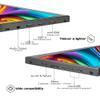 LESOWN 12.6 Inch PC Sensor Panel Temp Display Stretched Bar LCD Widescreen IPS 1920x515 USB C HDMI Computer Laptop Secondary Monitor for Aida64 with Stand & Stereo Speakers view 2