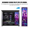 LESOWN 12.6 Inch PC Sensor Panel Temp Display Stretched Bar LCD Widescreen IPS 1920x515 USB C HDMI Computer Laptop Secondary Monitor for Aida64 with Stand & Stereo Speakers view 4