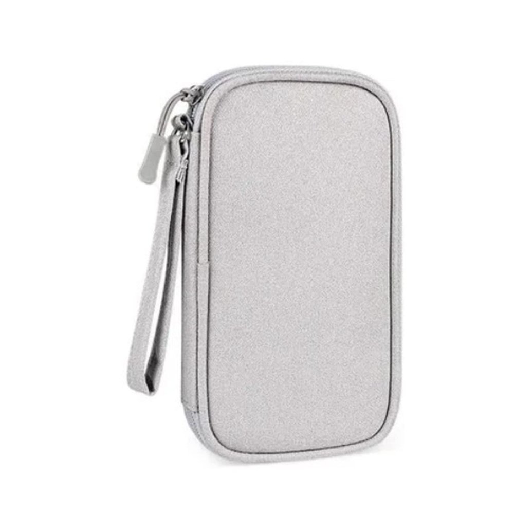 Cuifati Travel Cable Organizer Pouch Portable Double Layers Nylon Electronics Organizer for Cord, Charger, Phone, Earphone
