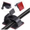PartyKindom 200pcs Cable Wire Holder Self-Adhesive Cable Management Clip Cord Organizers for Desk Kitchen view 2