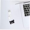 PartyKindom 200pcs Cable Wire Holder Self-Adhesive Cable Management Clip Cord Organizers for Desk Kitchen view 3