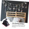 PartyKindom 200pcs Cable Wire Holder Self-Adhesive Cable Management Clip Cord Organizers for Desk Kitchen view 4