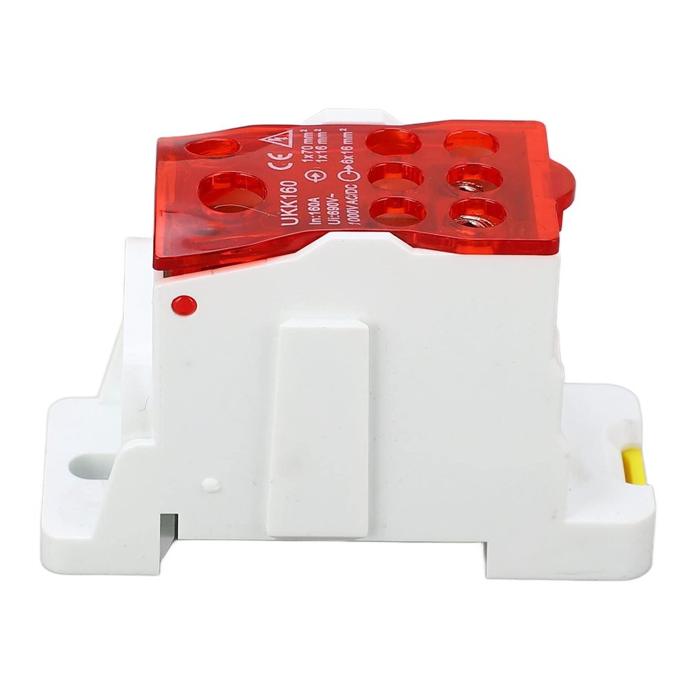Terminal Distribution Box Power Junction Box for Electricity (Red)