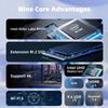 CyberGeek Nano A1 Mini PC Desktop Computer, Intel 12th Alder Lake N100 (up to 3.4GHz), Micro PC 8GB DDR4 RAM 128GB PCIe SSD, Small Computer with 4K Dual HDMI/USB3.0/WiFi 6/BT5.2/RJ45/VESA Office/Home view 3