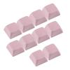 BANYUP 10PCs 1U XDA Profile Keycap Set Multi Color PBT Blank Keycaps Mechanical Keyboard Installation Stylish Keycaps view 1