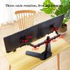 GLigeT Monitor Arm Gas Desktop Monitor Stand 15.7 Inches Adjustable Height, 360 Rotation, Tiltable Dual Monitor Desk Mount Monitor Stand with Grommet Mounting Base Monitor Desk Mount (Size : A) view 3