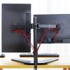 GLigeT Monitor Arm Gas Desktop Monitor Stand 15.7 Inches Adjustable Height, 360 Rotation, Tiltable Dual Monitor Desk Mount Monitor Stand with Grommet Mounting Base Monitor Desk Mount (Size : A) view 4