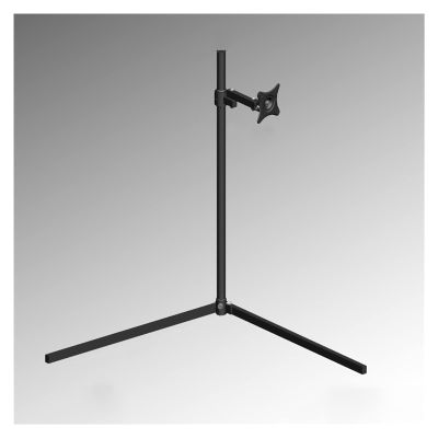 GLigeT Monitor Arm Gas 12"-24" Black Single Monitor Mount Stand Mobile Floor Type Monitor Stand Adjustable Floor Monitor Rack with VESA 75x75/100x100, Holds Up to 11lbs Monitor Desk Mount (Size : B)