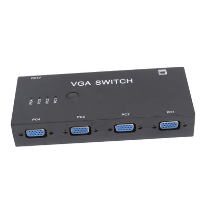 PartyKindom Port Vga Video for LCD Video Converter for Computers Projectors and Hd Displays Easy Signal Control Dual Buttons No Software Required