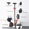 LXXW Tilt Swivel Telescopic TV Bracket TV Wall Mount Ceiling Mount Tv Bracket Flip Down for Most TVs (Size : 1.5m) view 4