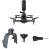 Action Camera Mount for DJI FPV Drone Light Mount Top Extension Carry Bracket Adapter Clamp Holder with 1/4" Screw Adapter Compatible with Insta360/OSMO Action/Pocket/Fimi Palm view 1