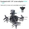 Action Camera Mount for DJI FPV Drone Light Mount Top Extension Carry Bracket Adapter Clamp Holder with 1/4" Screw Adapter Compatible with Insta360/OSMO Action/Pocket/Fimi Palm view 4
