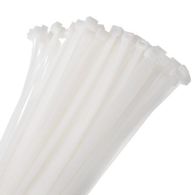 MECCANIXITY 50pcs 30 Inch 176 Lbs Cable Zip Ties Self-Locking Extra Long Nylon Cable Tie Wraps 3/8" for Cord Management, White