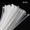 MECCANIXITY 50pcs 30 Inch 176 Lbs Cable Zip Ties Self-Locking Extra Long Nylon Cable Tie Wraps 3/8" for Cord Management, White view 3