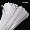 MECCANIXITY 200pcs 14 Inch 53 Lbs Cable Zip Ties Self-Locking Long Nylon Cable Tie Wraps 0.2" for Cord Management, White view 3