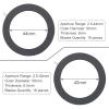 Handheld Digital Microscope Accessories Enlarge 2.5-42mm/44mm Aperture Diameter Zoom Iris Diaphragm Aperture Condenser for Microscope Camera Lens Optical Instrument Microscope Accessories ( Color : 2. view 3