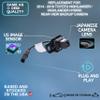 Backup Camera Replaces for 2014 2015 2016 Toyota Highlander/Highlander Hybrid OE Part # 86790-0E031, 86790-0E030 view 2