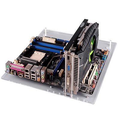 PC Open Frame Test Bench ITX ATX MATX EATX Motherboard Transparent Acrylic Overlock Computer Case DIY Mod Base Stand