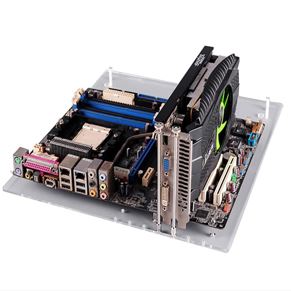 PC Open Frame Test Bench ITX ATX MATX Motherboard Transparent Acrylic Overlock Computer Case DIY Mod Base Stand