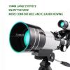 BIJOOT Portable Refractor Telescope - 70Mm Aperture 300Mm Focal Length Portable Telescope with Tripod White view 4