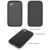 BUCCQTR Silicone Case Sleeve Soft Protective Cover Compatible with WD My Passport SSD Portable External Hard Drive 500G/1T/2T/4T (Black) view 2