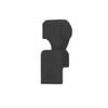 ELBFAE Lens Cap for DJI OSMO Pocket 3 Gimbal Screen Protective Cover Soft Silicone All-in-one Anti-Bump Case Extended Frame Accessories (Color : Black)