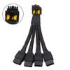 16Pin to 4X8Pin HUB Cable 12VHPWR 90 Degree Adapter, PCIe 5.0 Extension Adapter for RTX 4090 4080 Graphic Card-15cm view 2