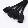16Pin to 4X8Pin HUB Cable 12VHPWR 90 Degree Adapter, PCIe 5.0 Extension Adapter for RTX 4090 4080 Graphic Card-15cm view 3