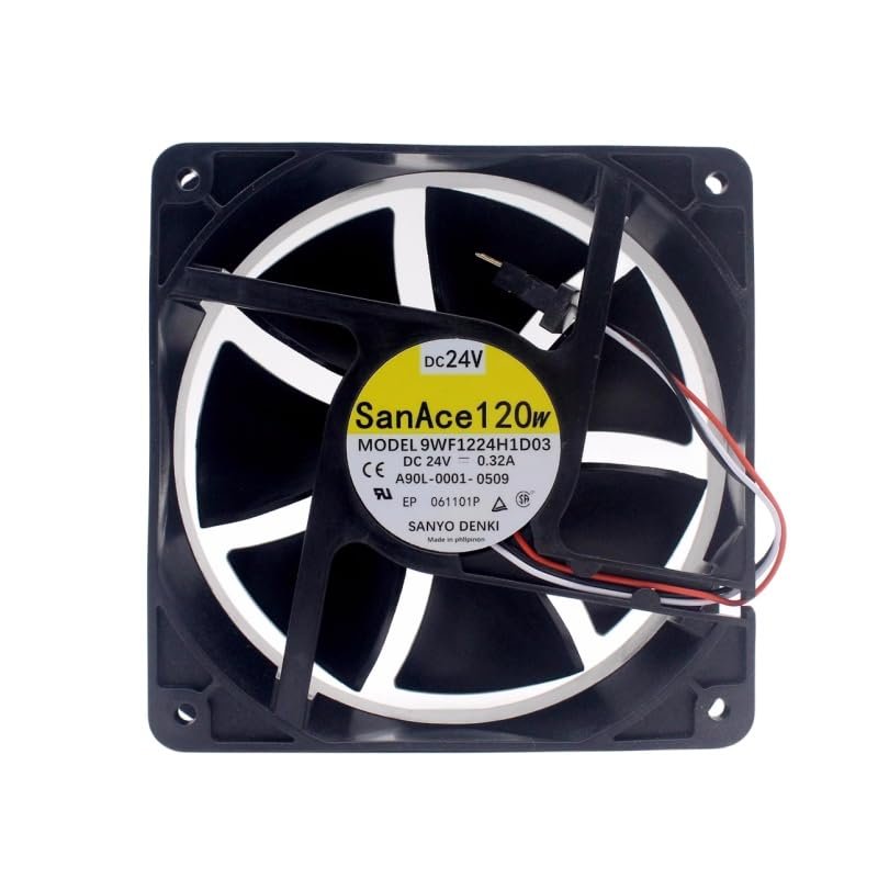 9WF1224H1D03 DC24V 0.32A 120 * 120 * 38mm for Fanuc Waterproof Fan Processor Cooler Heatsink Fan for Computer